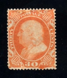 #38   30c Orange   Reperfed (Faint red cancel )⭐⭐⭐⭐⭐