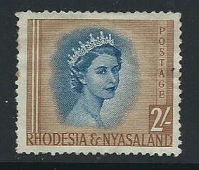 Rhodesia & Nyasaland SG 11  Mint no gum creases space filler