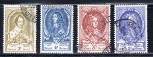 Belgium #439-442 VF,  Used,  CV $3.75   ....   0580396