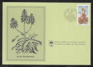 Just Fun Cover South West Africa #477 FDC Royal Horticultural Society. (my5398)