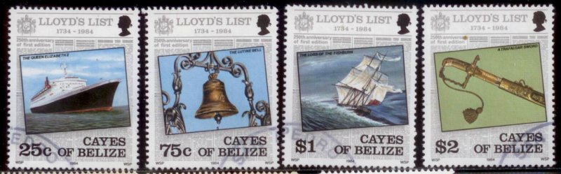 Cayes of Belize 1984 SC# 10-13 MNH-OG E48