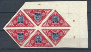 Lithuania C71-78 Mi 372-79 Blks MNH VF 1933 SCV $150+