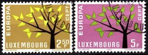 LUXEMBOURG / LUXEMBURG 1962 EUROPA. Complete set, Used