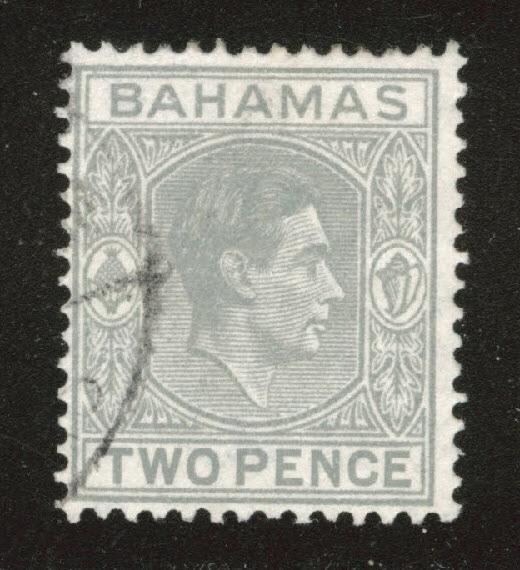 Bahamas Scott 103 Used 1938 gray stamp