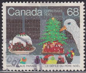 Canada 1069 USED 1985 Christmas Tree 68¢