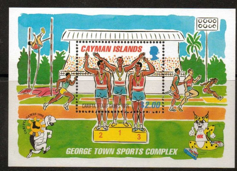 CAYMAN ISLANDS SGMS804 1995 C.A.R.I.FTA & LA.AF GAMES MNH