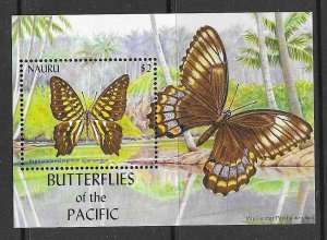 NAURU SGMS545 2002 BUTTERFLIES MNH