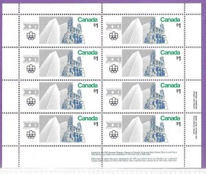 1976    CANADA  -  SG.  836 SHEETLET  -  SUMMER OLYMPICS  -  MNH