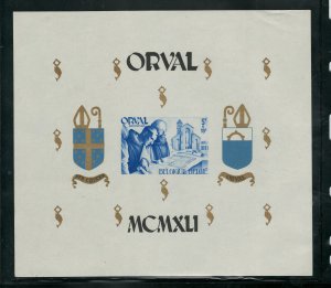 BELGIUM 1941 RESTORATION ORVAL ABBEY #B304 MNH $22.50