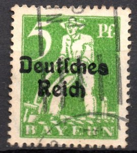 [AC] Bayern Germany 1920 Sc #256 Mi 119 *USED*