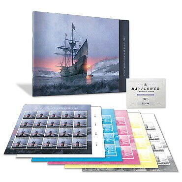 2020 US Stamp - Mayflower in Plymouth Harbor - Collector Set - SC# 5524