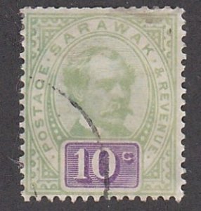 Sarawak # 15, Sir Charles Brooke, Used, 1/3 Cat.