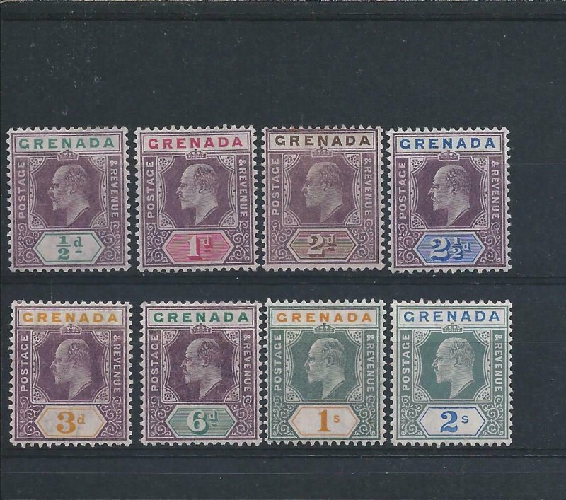 GRENADA 1904-06 SET TO 2s MM SG 67/74 CAT £240+