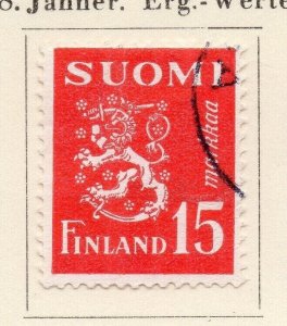 Finland 1952 Early Issue Fine Used 15p. NW-215711