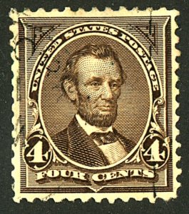 U.S. #254 USED