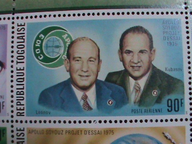 ​TOGO-1975-APOLLO-SOYOUZ -COOPORATION PROJET-MNH SHEET VF LIMITED EDITION-VF