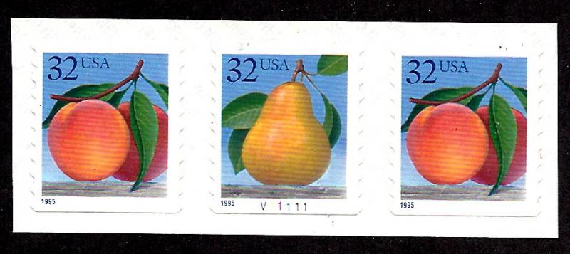 2495b Mint,OG,NH... Strip of 3 w/ Plate# VIIIII...SCV $6.00