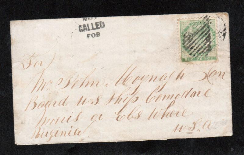 Prince Edward Island #7 Very Fine Used On Cover On Board US Commodore *Cert.* 