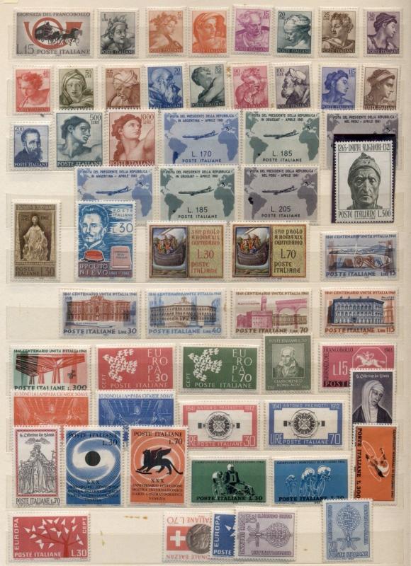 ITALY COLLECTION 1863-1985 -11 large stockbooks, Scott cat $49,439.00