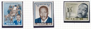 Liberia Scott 480-482, Mint Hinged
