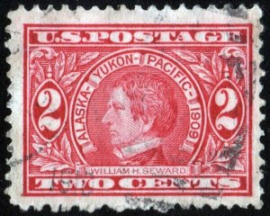 SC#370 2¢ Seward Issue (1909) Used