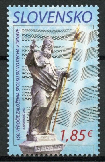 Slovakia Saints Stamps 2020 MNH Saint Adalbert Society 150 Years Religion 1v Set 