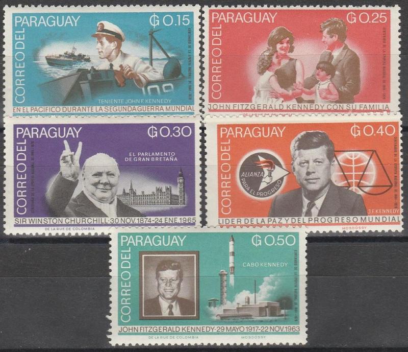 Paraguay #887-91  MNH VF (V3715)