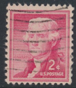 USA  SC#  1033   Used 1954  Thomas Jefferson  see scan