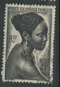 French Equatorial Africa + Scott # 184 - Used