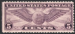 SC#C12 5¢ Winged Globe (1930) OG/NH*