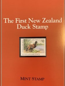 NZ-1 First New Zealand Duck Stamp 1st Day Cover, Mint Stamp & Presentation Cards