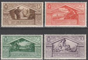 Italy #248-51 F-VF Unused CV $17.50 (A2787)