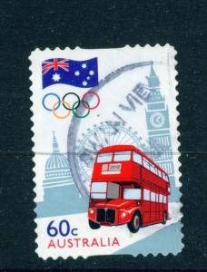 AUSTRALIA  -  2012  London Olympics  60c  Self Adhesive  Used as Scan