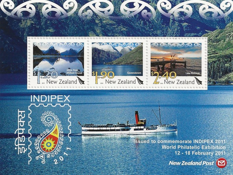 New Zealand 2318a  2010  S/S  VF  MInt NH