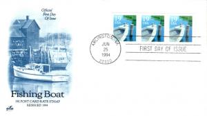 #2529C Fishing Boat PNC Artcraft FDC