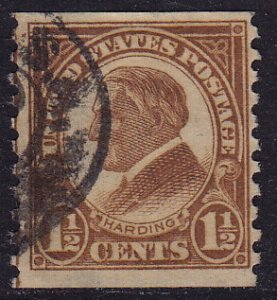 USA - 1925 - Scott #598 - used - Harding