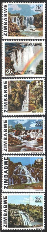 Zimbabwe. 1980. 236-41 from the series. Waterfalls. MNH. 