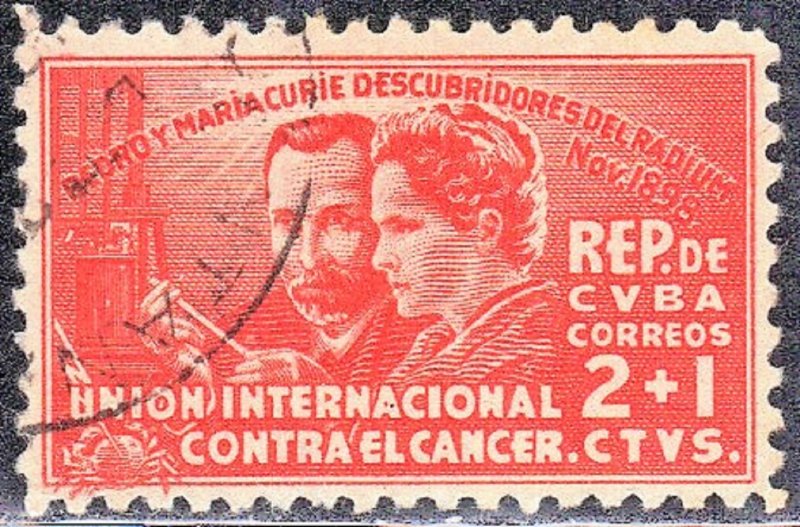 CUBA  INTERNATIONAL CANCER FUND  USED  STAMP 1938  SEE SCAN