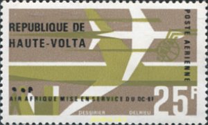 370445 MNH ALTO VOLTA 1966 AIR AFRICA
