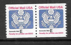 #O140 MNH Official Pair