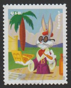 SC# 5496 - (55c) - Bugs Bunny in Costume: Hollywood Screen Idol 3/10 - Used