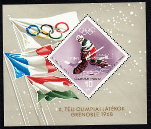 Hungary 1968 Runners - Olympic Games Mint MNH Miniature Sheet SC 1924