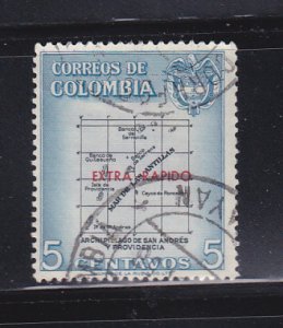 Colombia C289 U Overprint (B)
