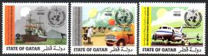 Qatar  Scott  347-349  MNH  Short set