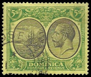 Dominica 82   1923   5 sh .  fvf used