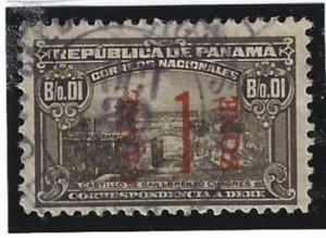 Canal Zone Scott #J7 Used 1c Postage Due Surcharged 2021 CV $14.00