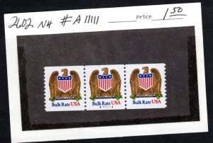 PNC3 2602  Eagle  #A11111 MNH 