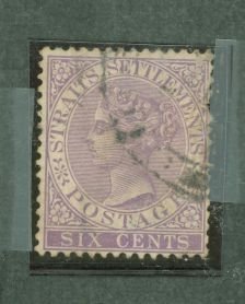 Straits Settlements #12 Used Single