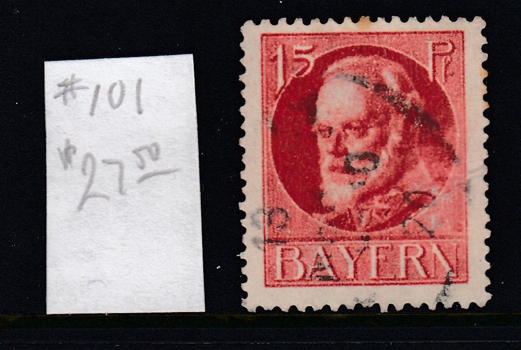 Bavaria Lot Used #101 - SCV $27.50