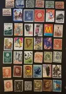 NETHERLANDS Used Stamp Lot Collection T6521